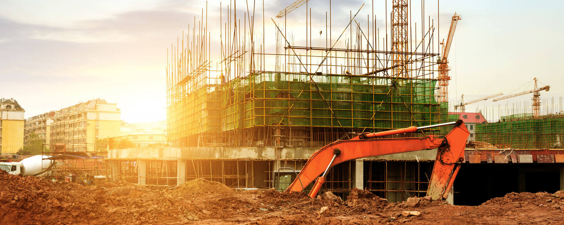 View of construction site