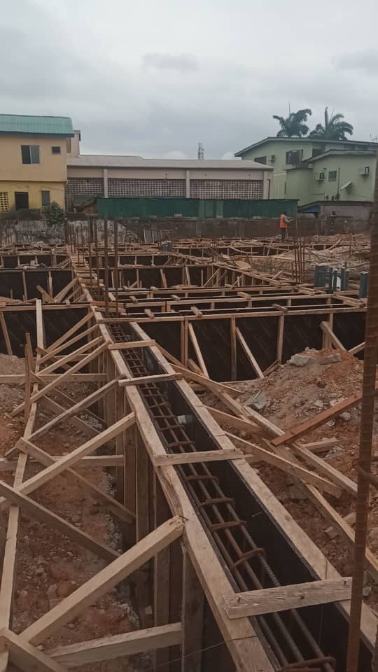 New house construction in Lagos by a Nigerian construction company