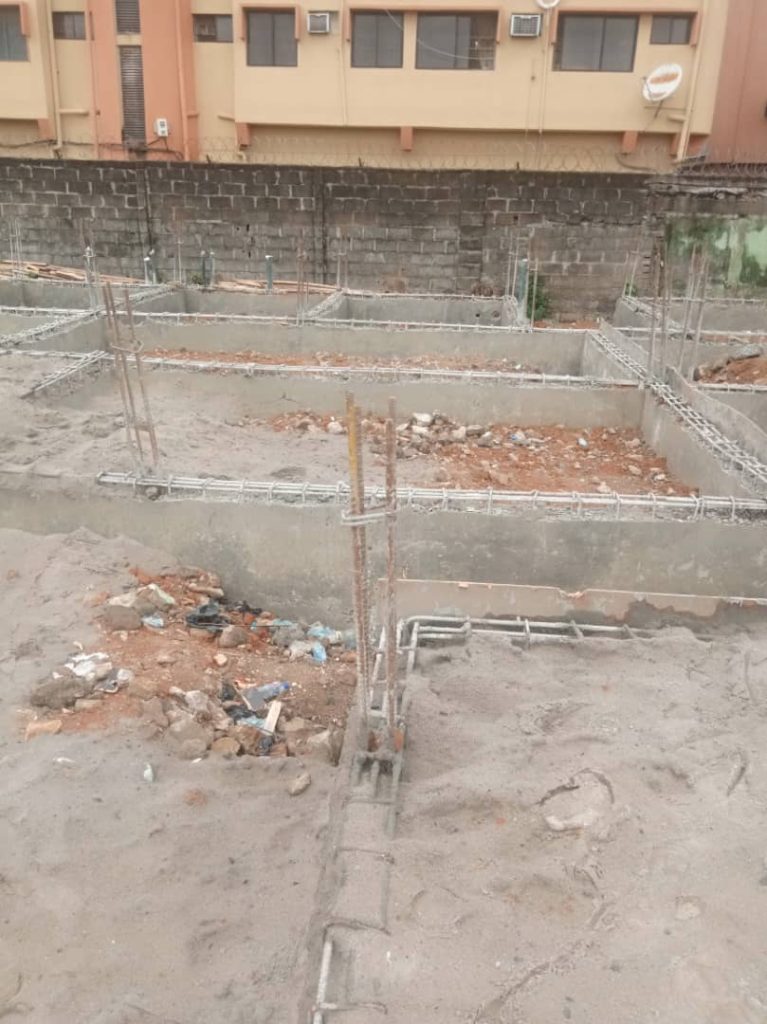 Construction and renovation company in Nigeria upgrading a residential property