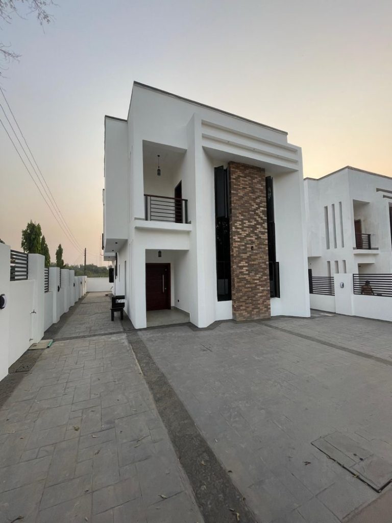 Modern residential building under construction in Lagos by local contractors